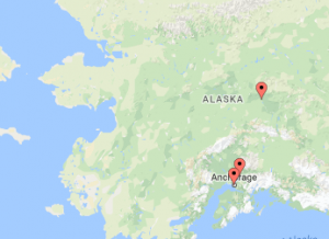 Locations in Alaska
